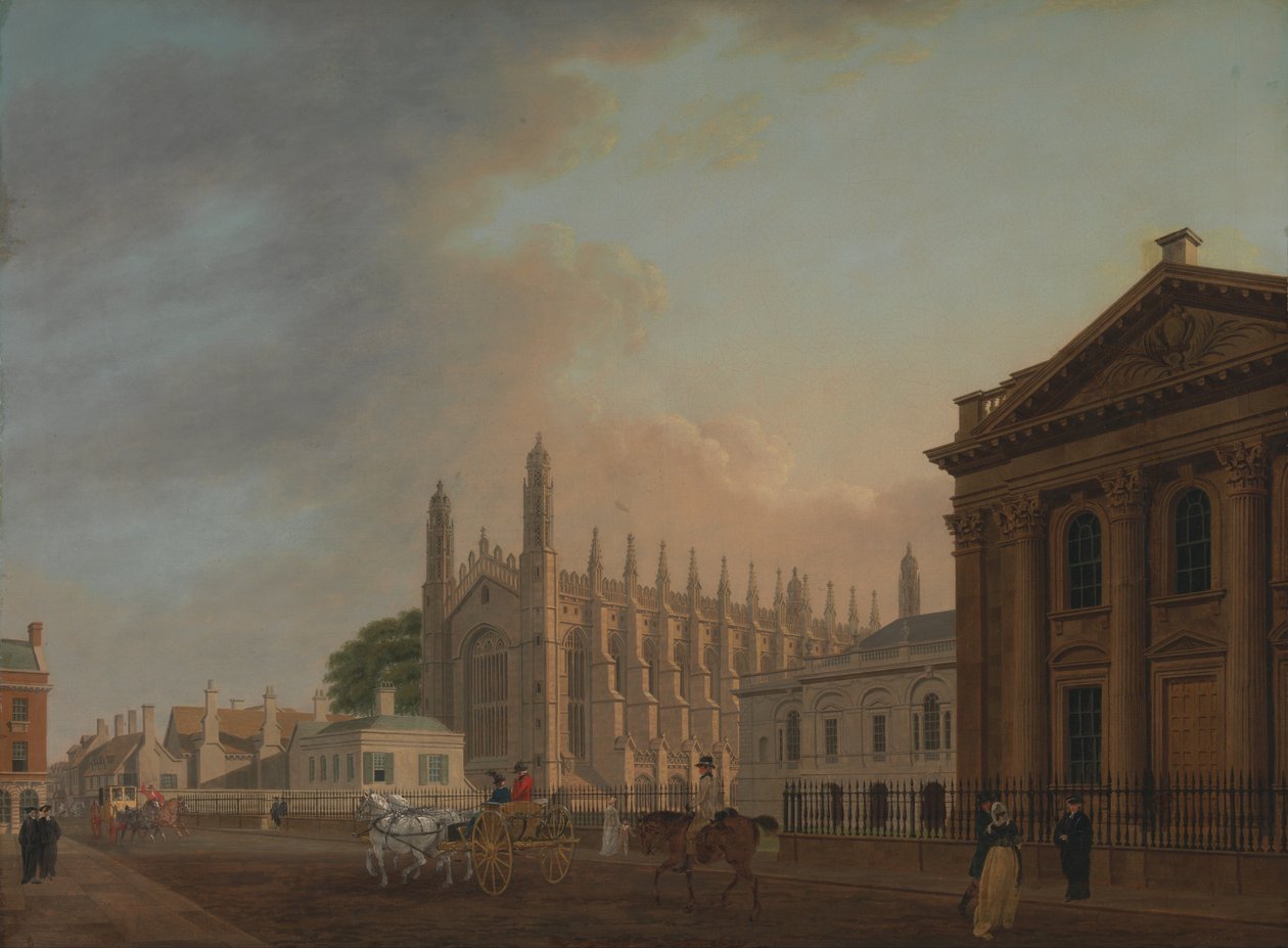 Kings Parade, Cambridge od Thomas Malton Jnr.