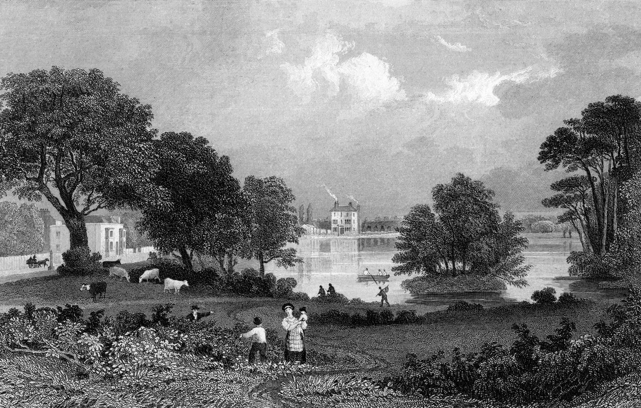 Orel, Snaresbrook, vyrytý Samuel Lacey, 1832 od Thomas Mann Baynes