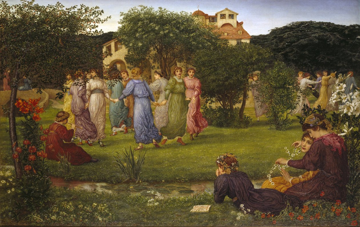 Tanečnice, cca 1882 od Thomas Matthews Rooke
