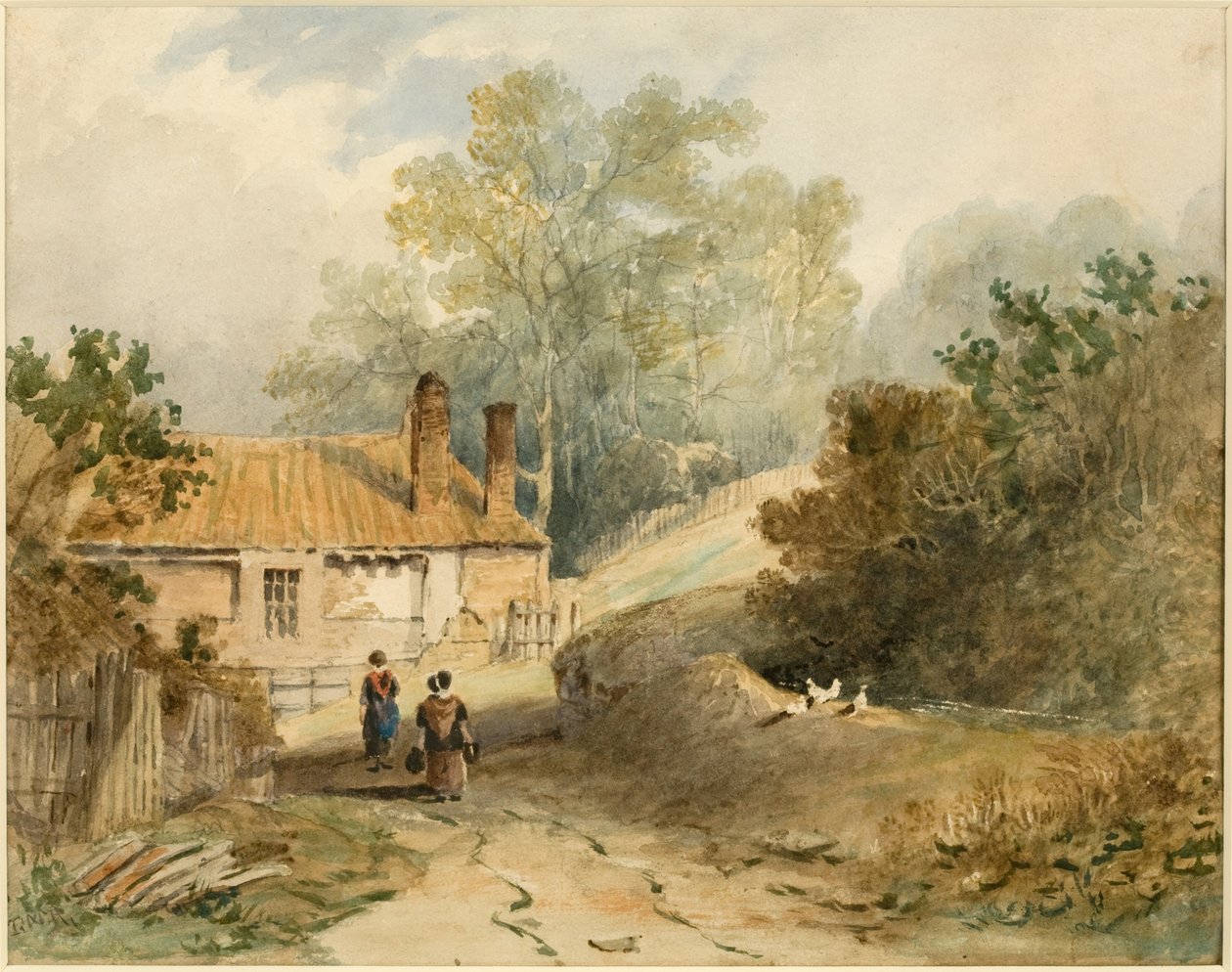 Pandon Dene (akvarel na papíře) od Thomas Miles Richardson