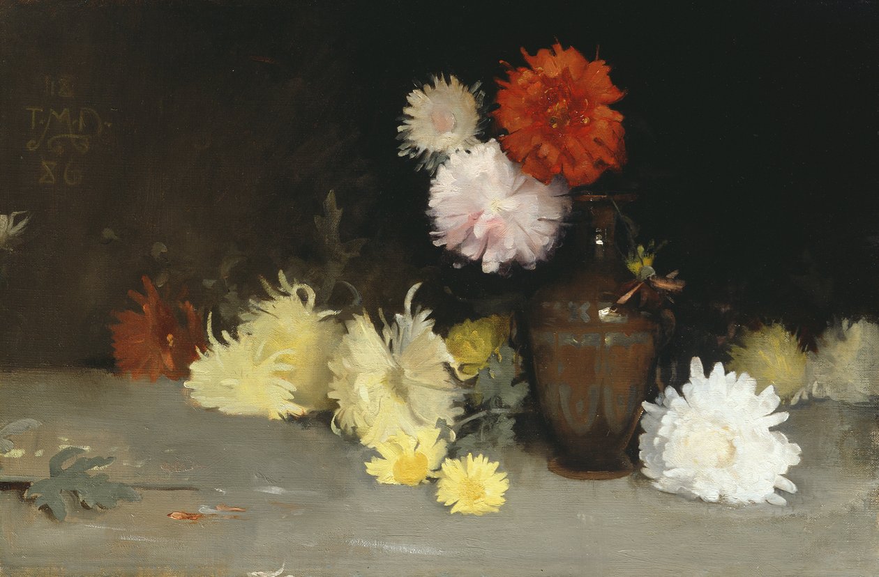 Květiny ve váze, 1886 od Thomas Millie Dow