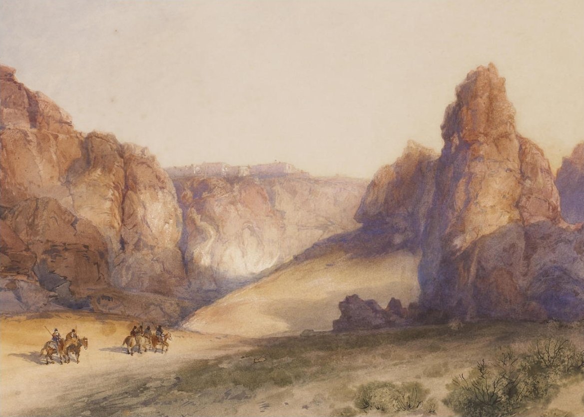 The Rock of Acoma, New Mexico od Thomas Moran