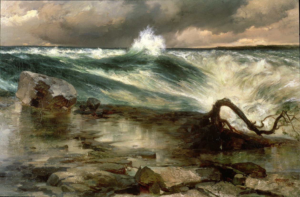 Peřeje nad Niagarou od Thomas Moran