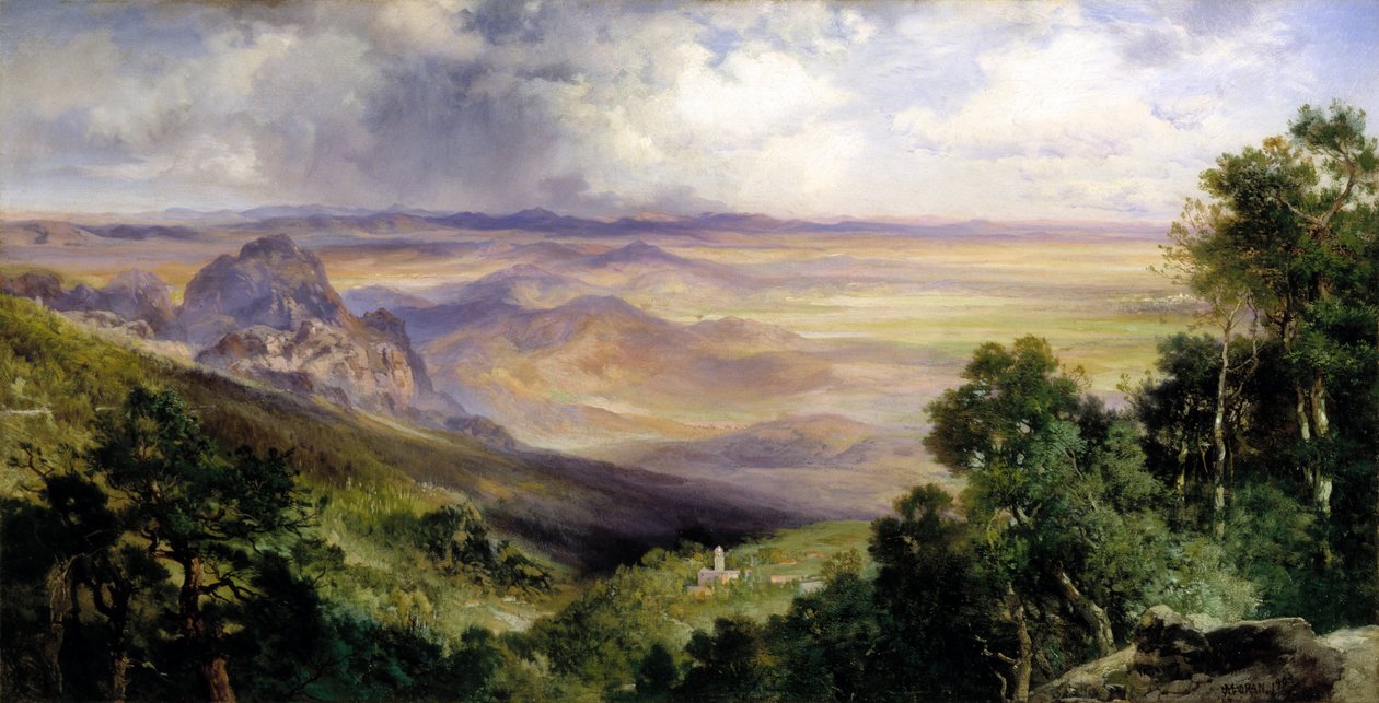 Údolí Cuernavaca od Thomas Moran
