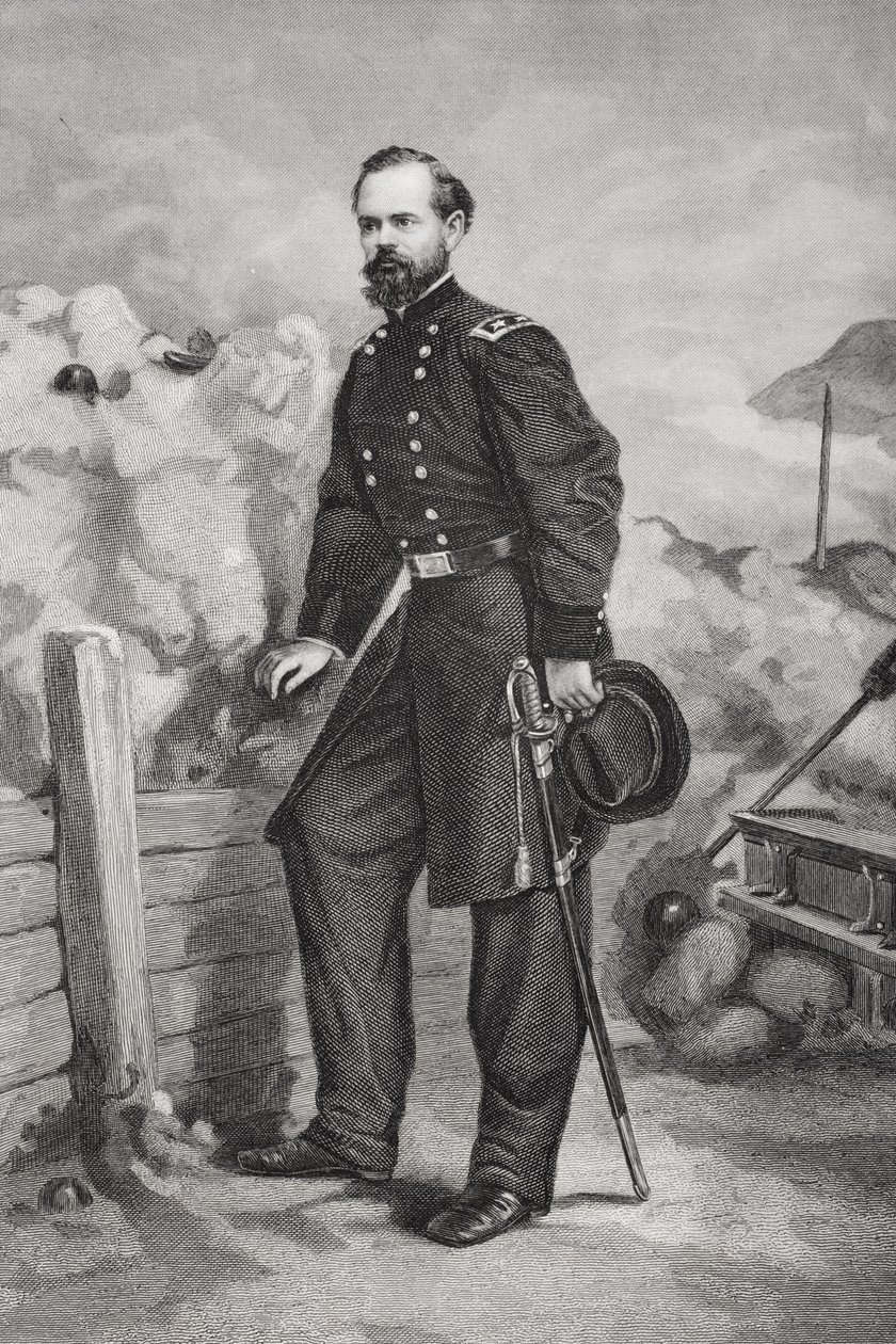 Portrét generála Jamese Birdseye McPhersona (1828-64) od Thomas Nast