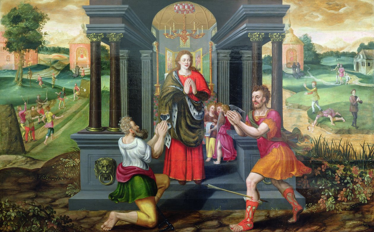 Panna Maria Milánská, 1572 od Thomas Oorschote