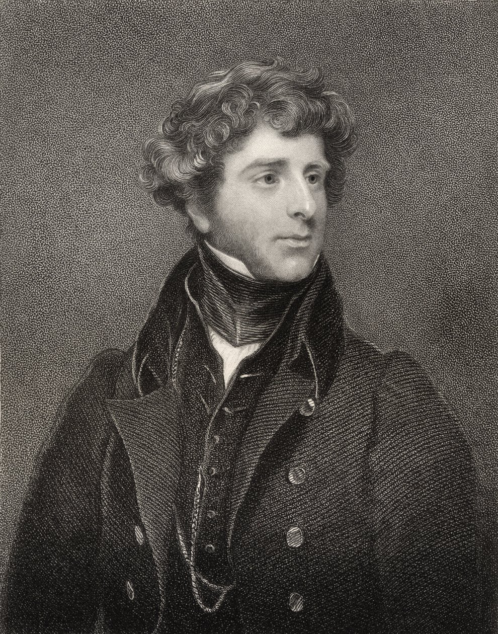 George James Agar-Ellis, 1. baron Dover, vyrytý E. Scrivenem (1775-1841), z 