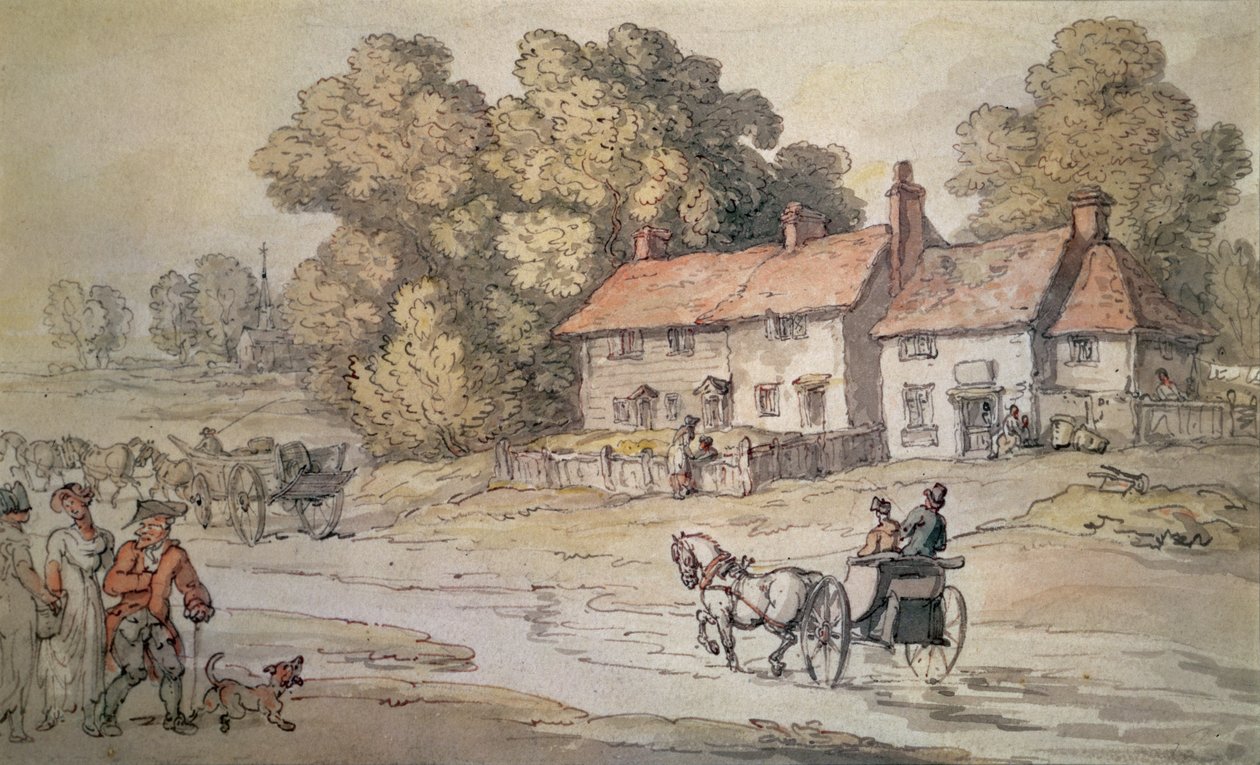 Koncert brodící proud od Thomas Rowlandson