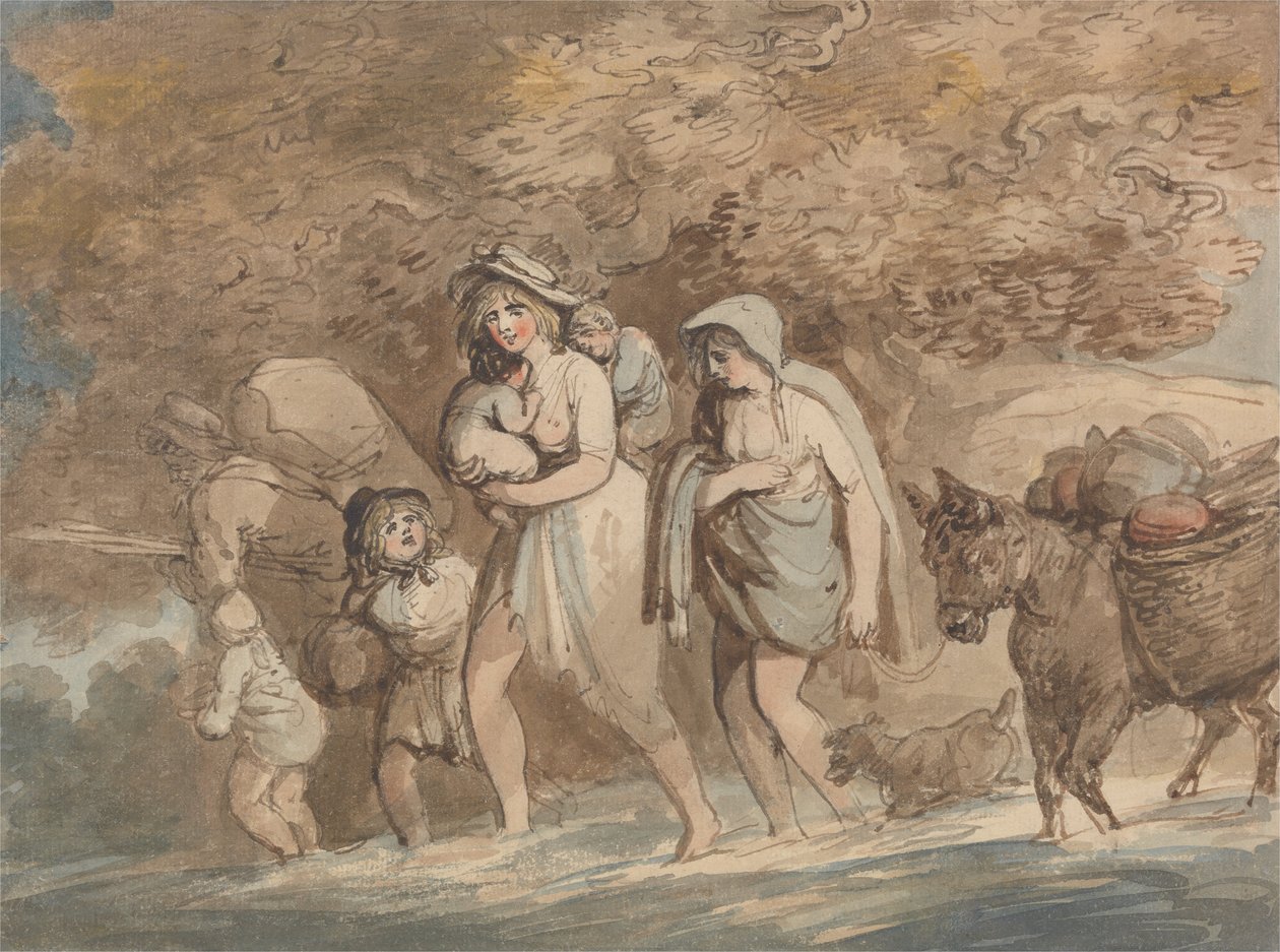 Potter se vrací z trhu od Thomas Rowlandson
