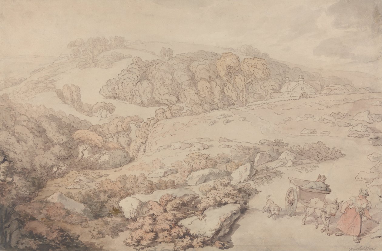 Bodmin Moor od Thomas Rowlandson
