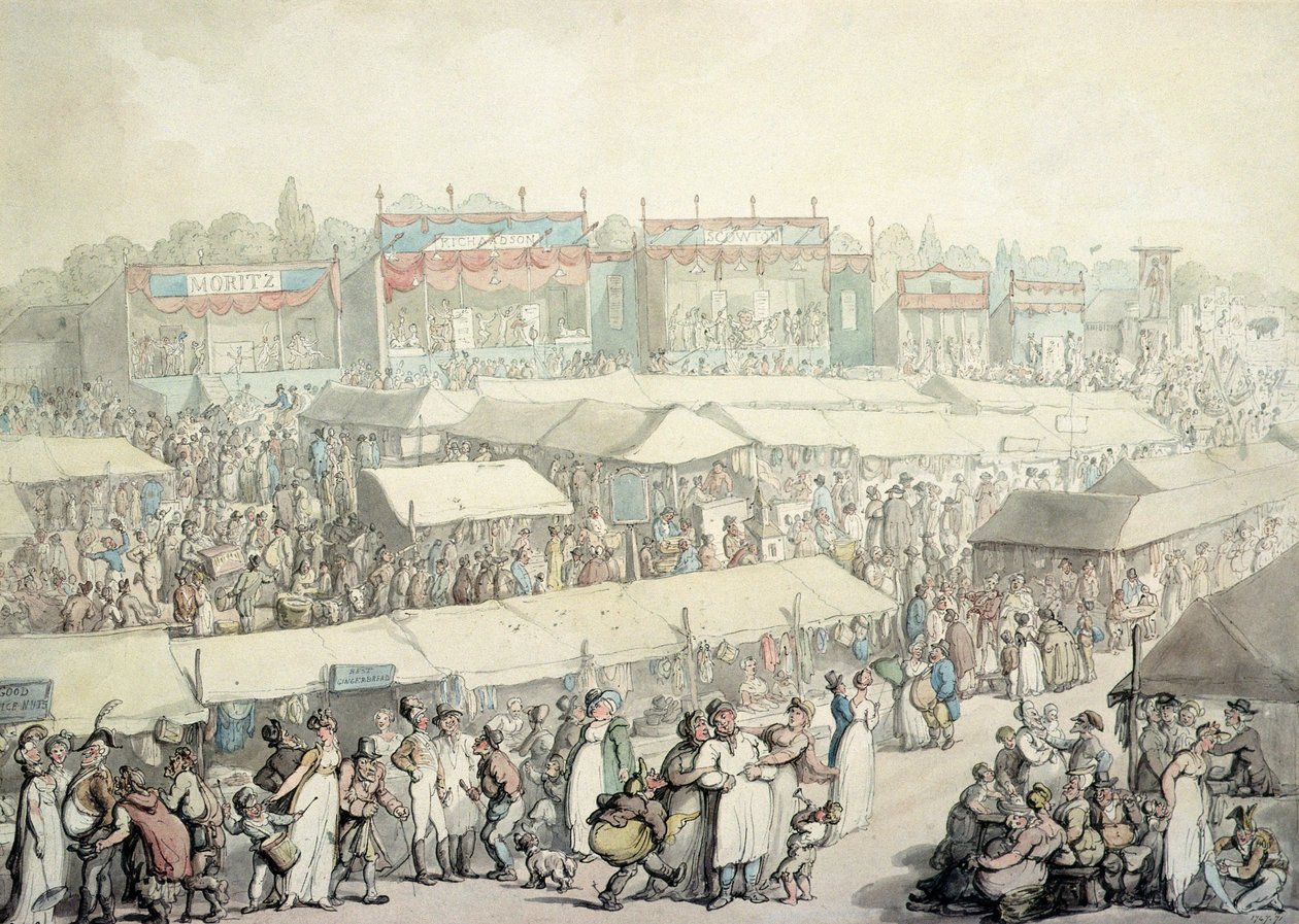 Brook Green Fair od Thomas Rowlandson