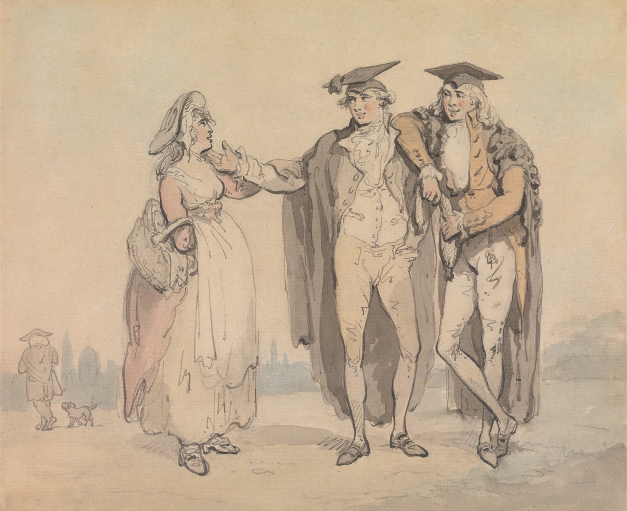 Peníze první hlavy od Thomas Rowlandson