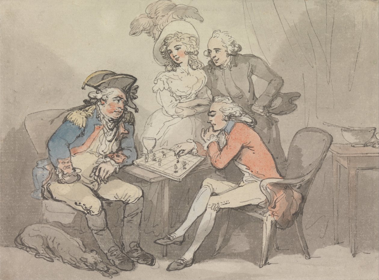 Šach mat od Thomas Rowlandson