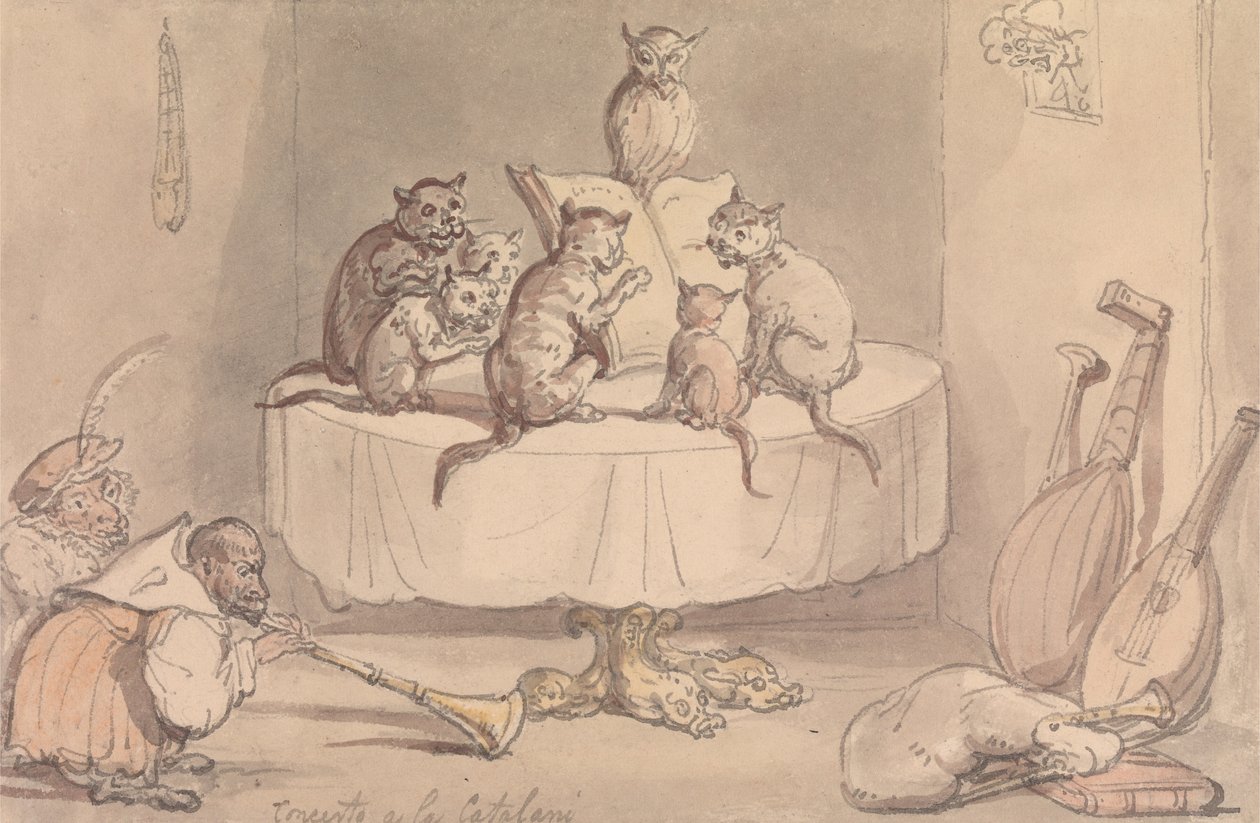 Concerto a la Catalani od Thomas Rowlandson
