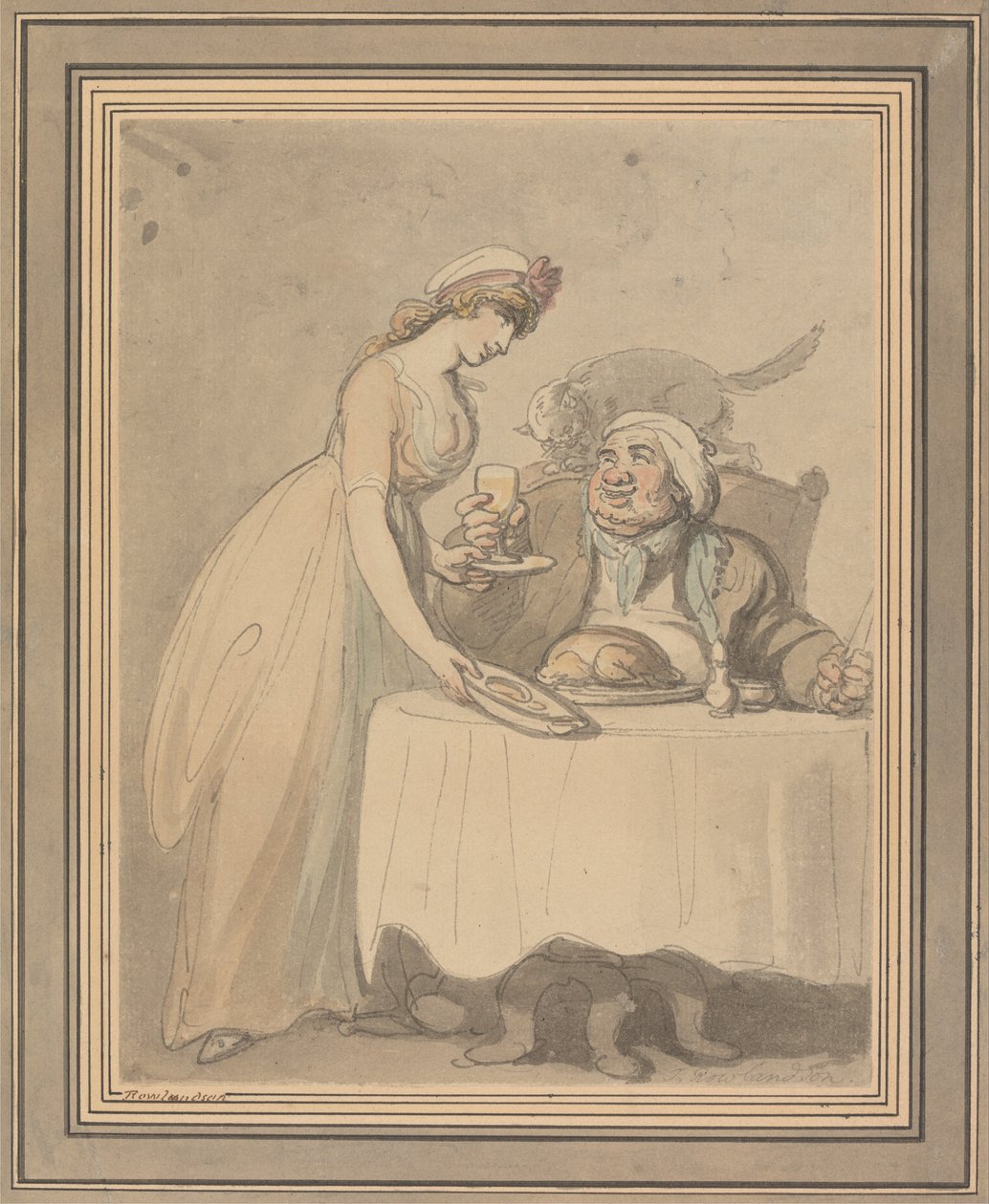 Gurmán od Thomas Rowlandson