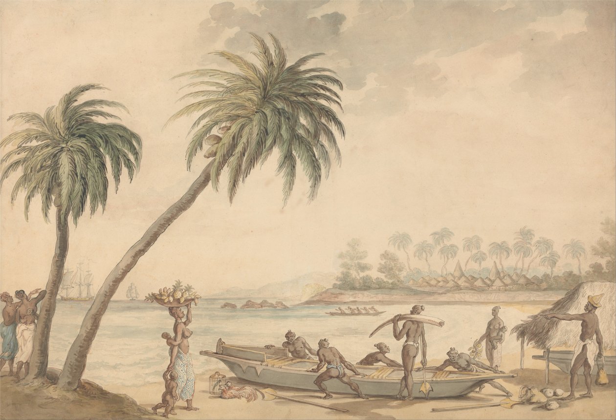 Pobřeží slonoviny, západní Afrika od Thomas Rowlandson