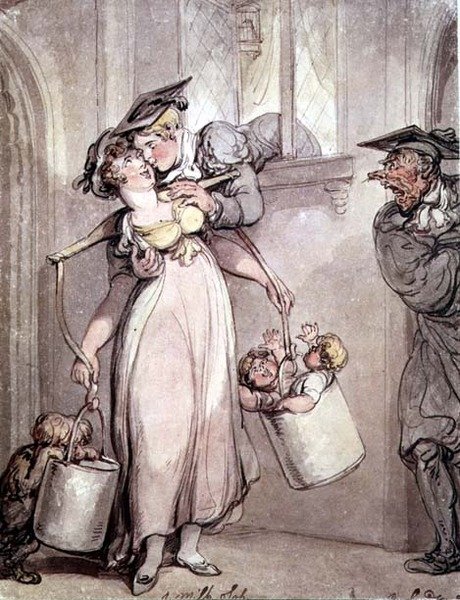 Mléko Sop od Thomas Rowlandson