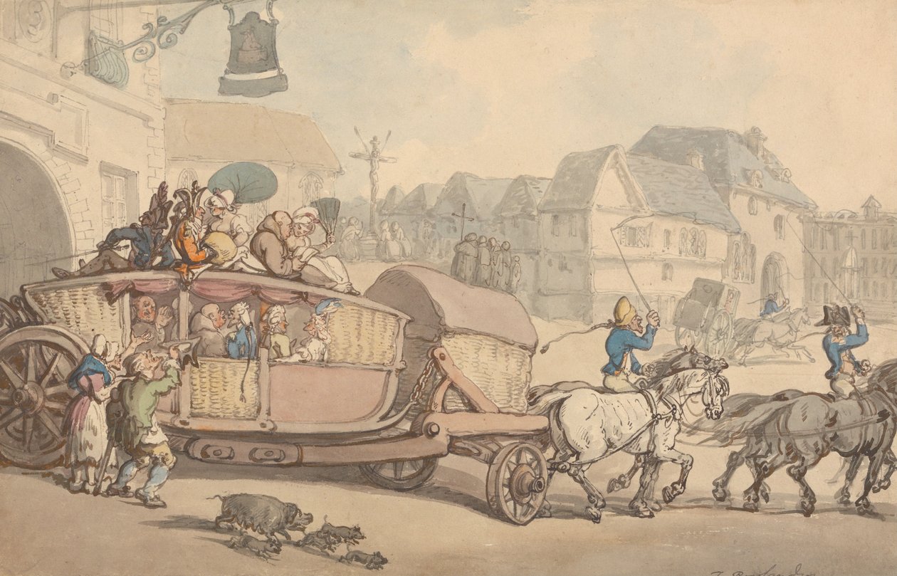 Pařížská píle od Thomas Rowlandson