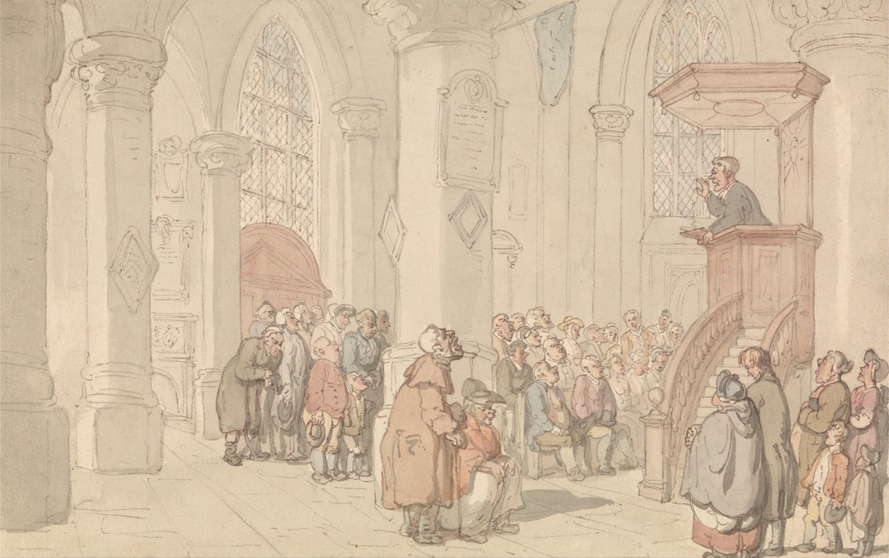 Kazatel od Thomas Rowlandson