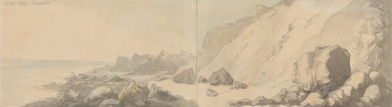 Undercliff, Steephill, Isle of Wight od Thomas Rowlandson