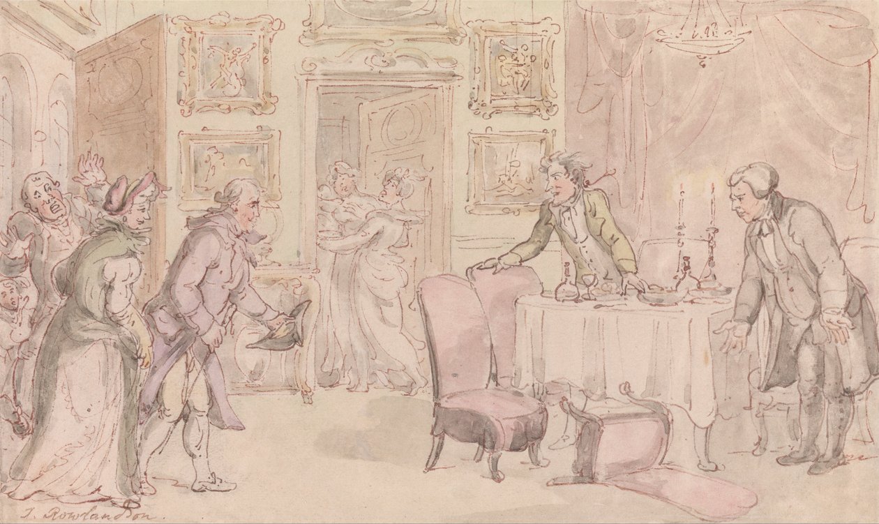 Vikář z Wakefieldu- Překvapení od Thomas Rowlandson