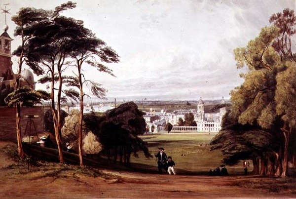 Londýn z Greenwiche, 1842 od Thomas Shotter Boys
