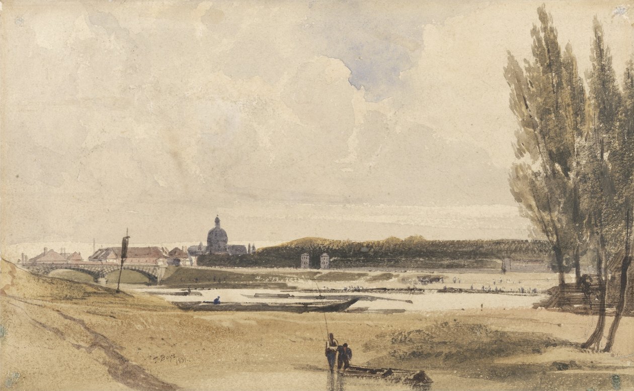Na Seině, 1831 od Thomas Shotter Boys