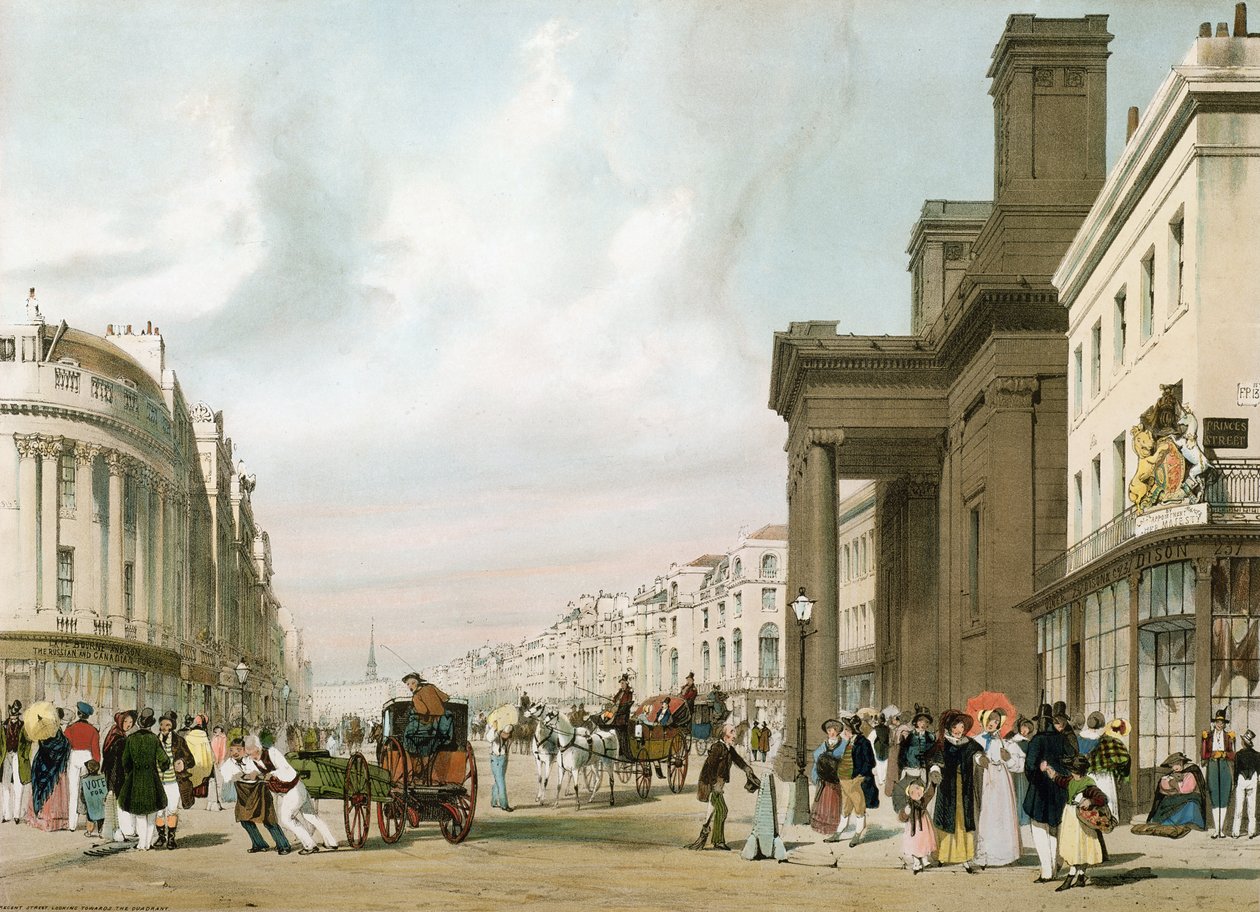 Regent Street Looking Towards the Quadrant, z 