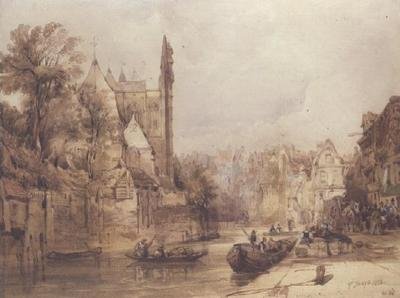 Rue du Rivage, Abbeville od Thomas Shotter Boys