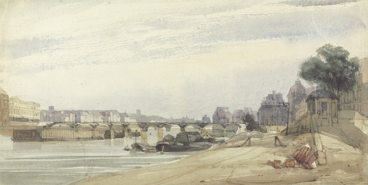 Pont des Arts, Paříž od Thomas Shotter Boys