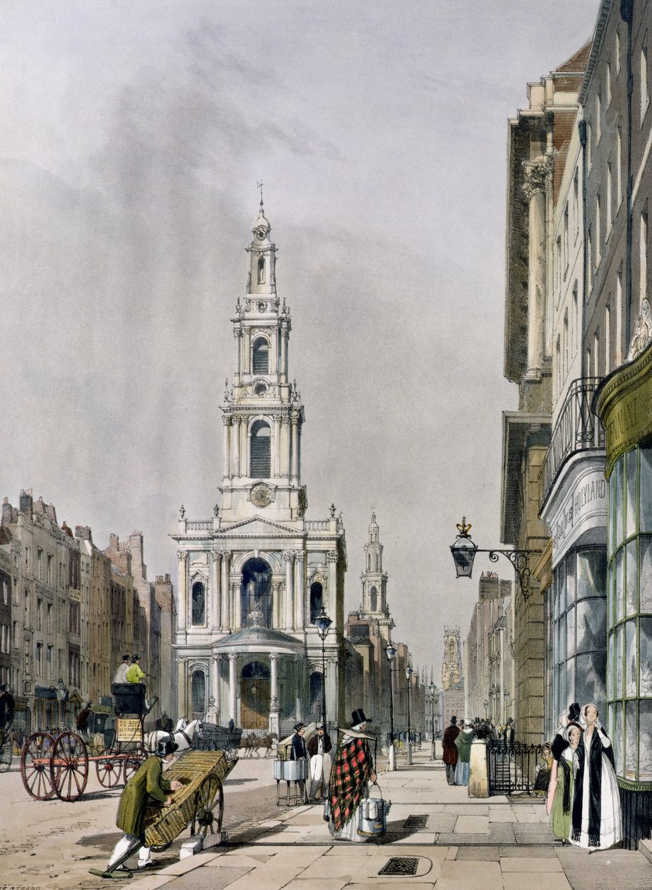 The Strand, 1842 od Thomas Shotter Boys