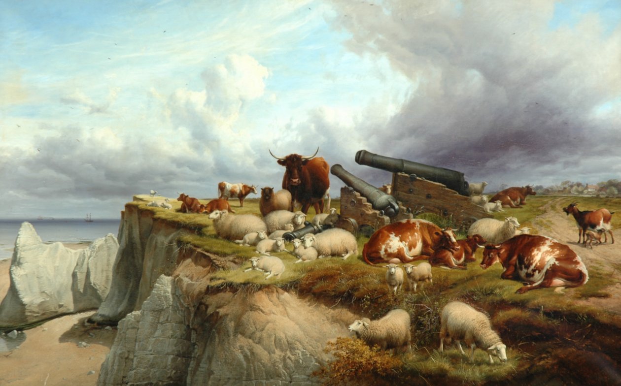 Mír a válka, 1888 od Thomas Sidney Cooper