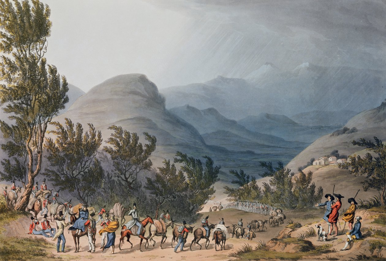 Serra de Estrella nebo De Neve, vyryto C. Turnerem, 16. května 1811 od Thomas Staunton St. Clair