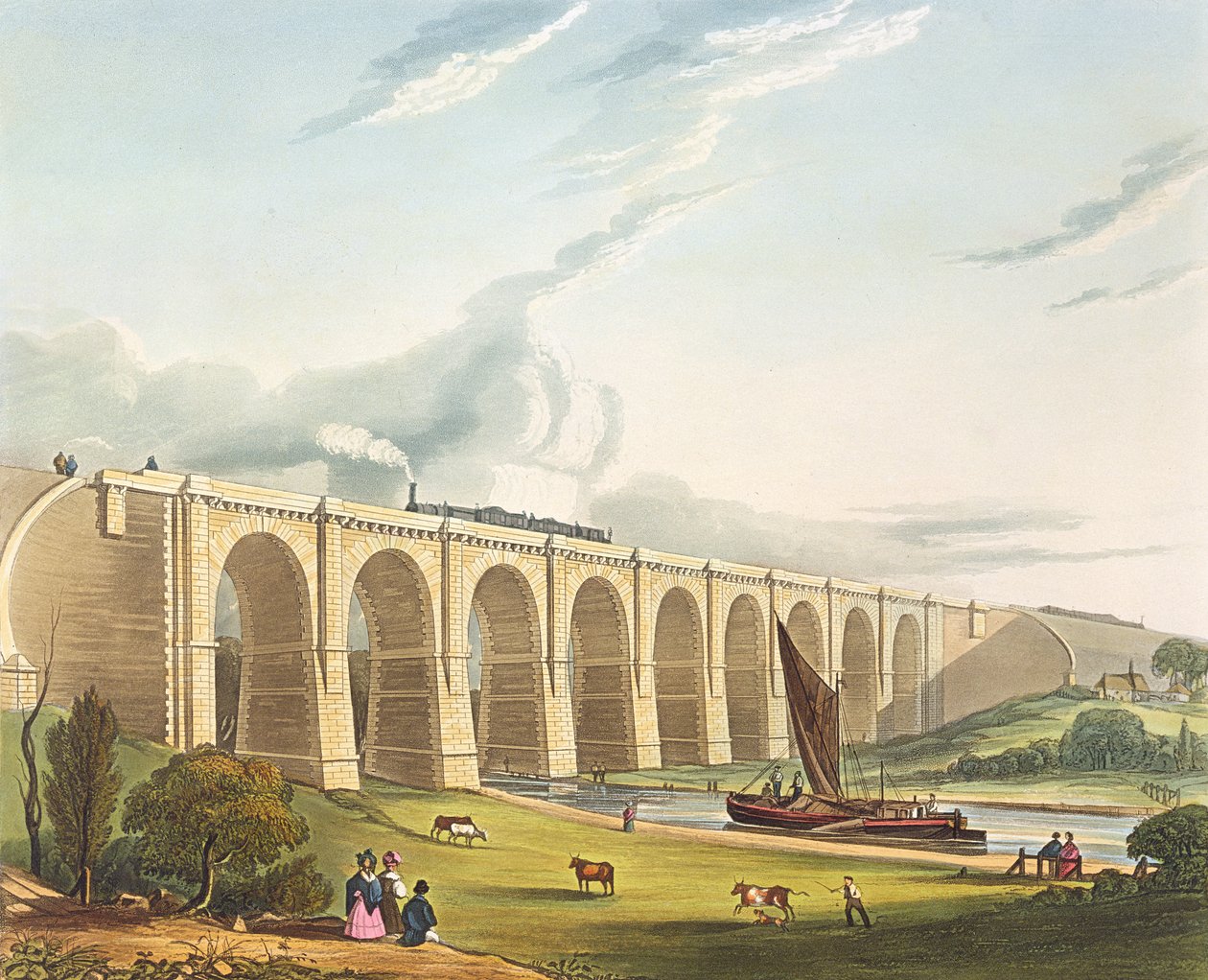 Viadukt přes Sankey Valley, deska 4 z 