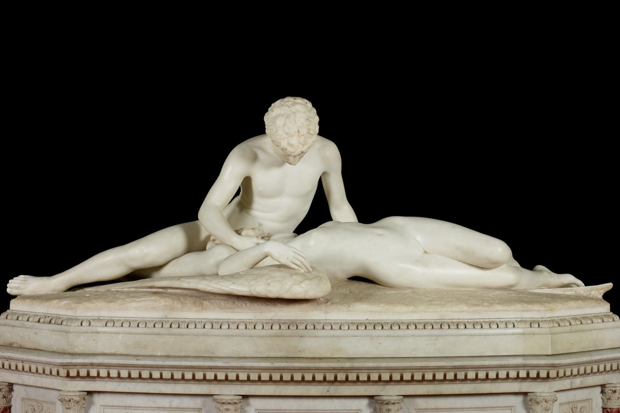 Fallen Angel, 1889 (kámen a mramor) od Thomas Waldo Story