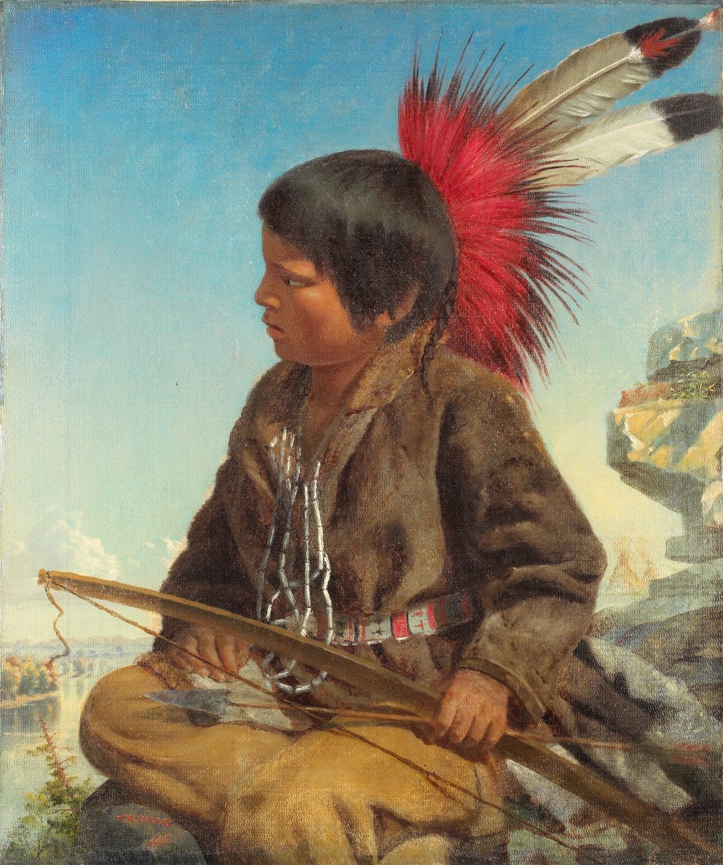 Indiánský chlapec ve Fort Snelling, 1862 od Thomas Waterman Wood
