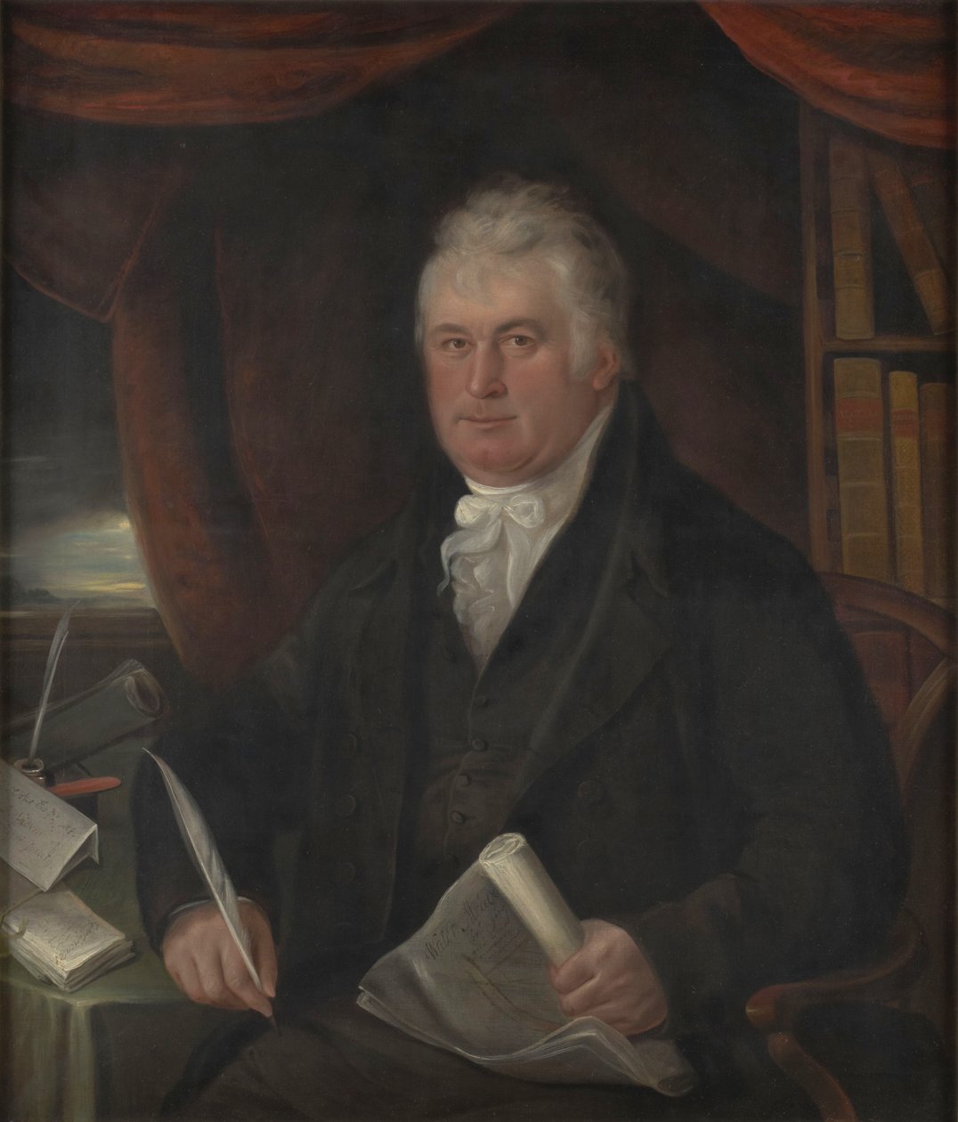 Portrét Thomase Coke, 1. hrabě z Leicesteru (sedmé stvoření), britský politik a agronom (1754-1842) od Thomas Weaver