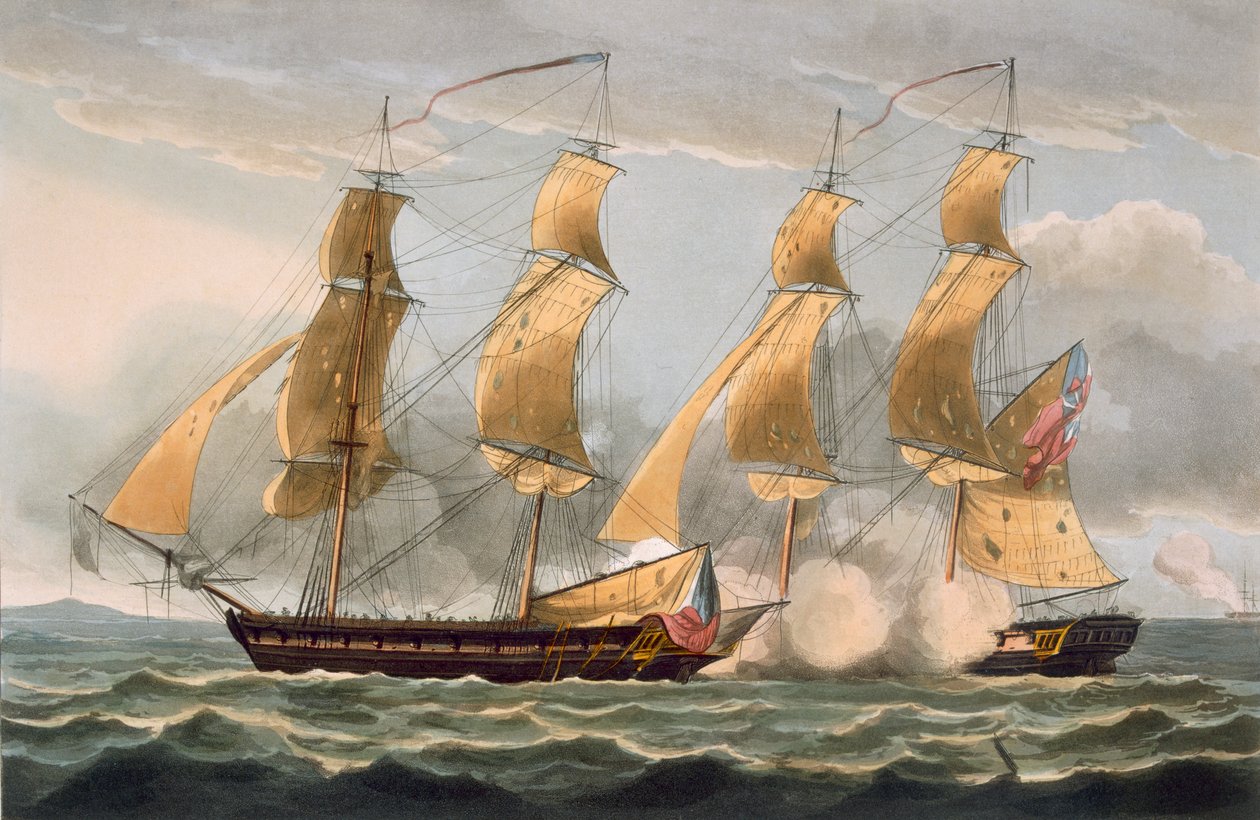 Capture of the Argus, 14. srpna 1813, z 