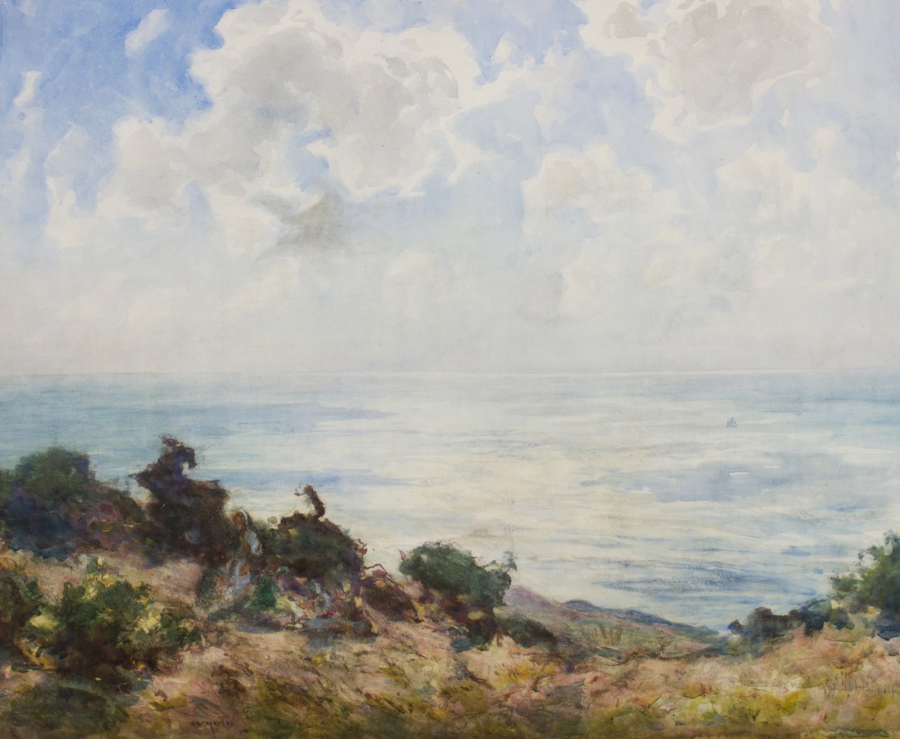 East Hill, Hastings - brzy ráno od Thomas William Morley