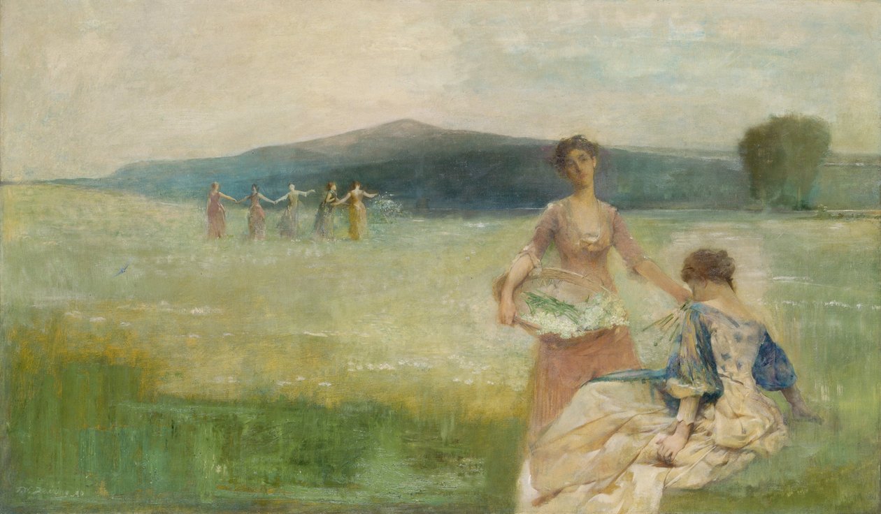 Jaro od Thomas Wilmer Dewing