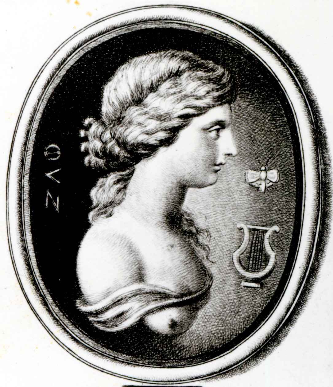 Portrét Sapfó od Thomas Worlidge