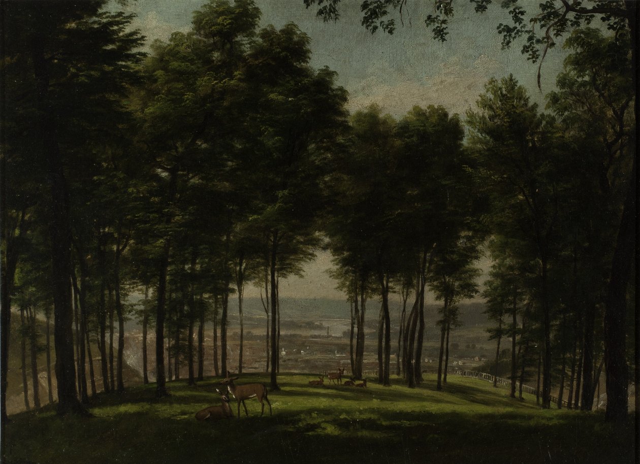 Mount Storm Park, Cincinnati, 1840 (olej na akademii) od Thomas Worthington Whittredge