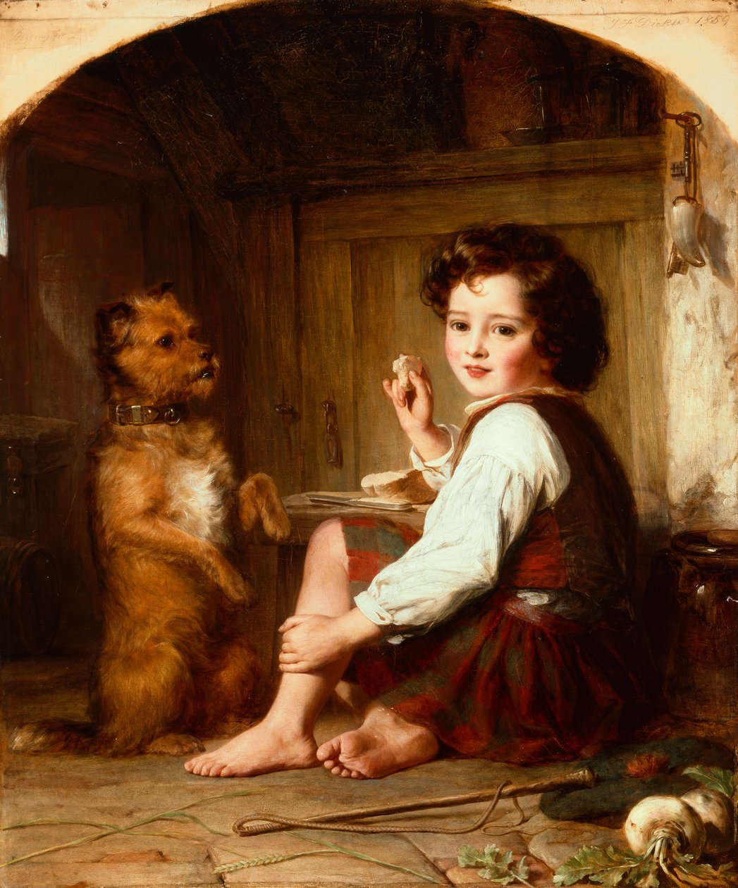 Prosit o chleba od Thomas-Francis Dicksee