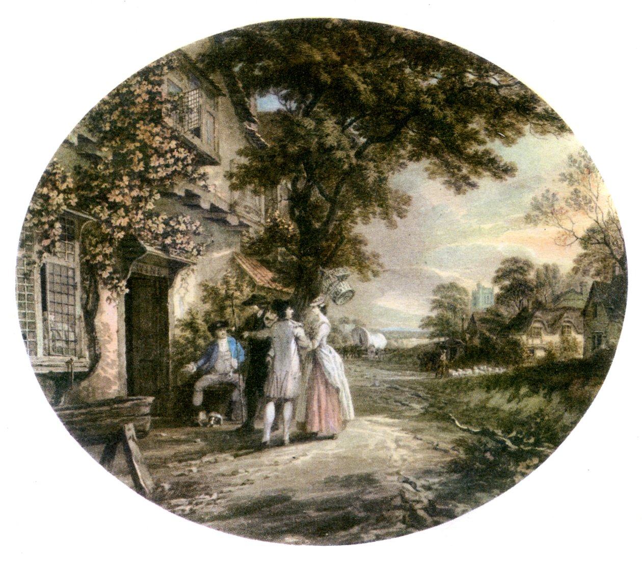 "Joseph Andrews" by Henry Fielding, ilustrace Thomas Hearne. od Thomas (after) Hearne