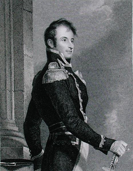 Stephen Decatur (1779-1820), vyryl Asher Brown Durand (1796-1886) podle kopie originálu Jamese Herringa (1794-1867) (rytina) od Thomas (after) Sully
