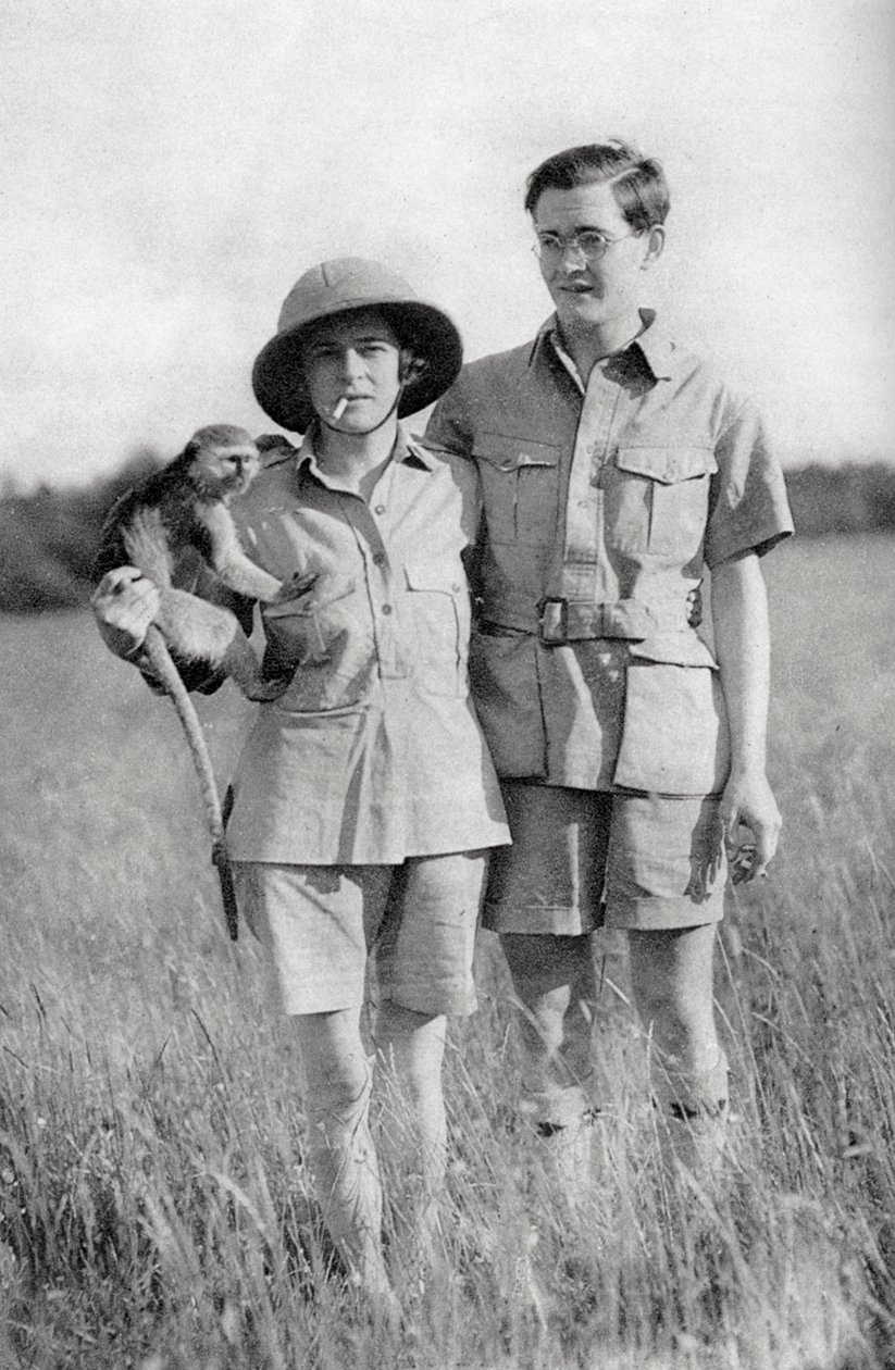 Stella Court Treatt a Errol Hinds, Dodoma do Mongalla, východní Afrika, 1925 1927 od Thomas A. Glover