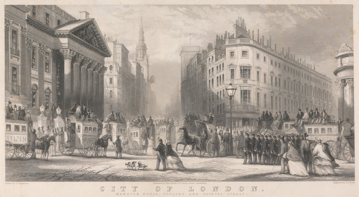 City of London, Mansion House, Poultry a Prince
