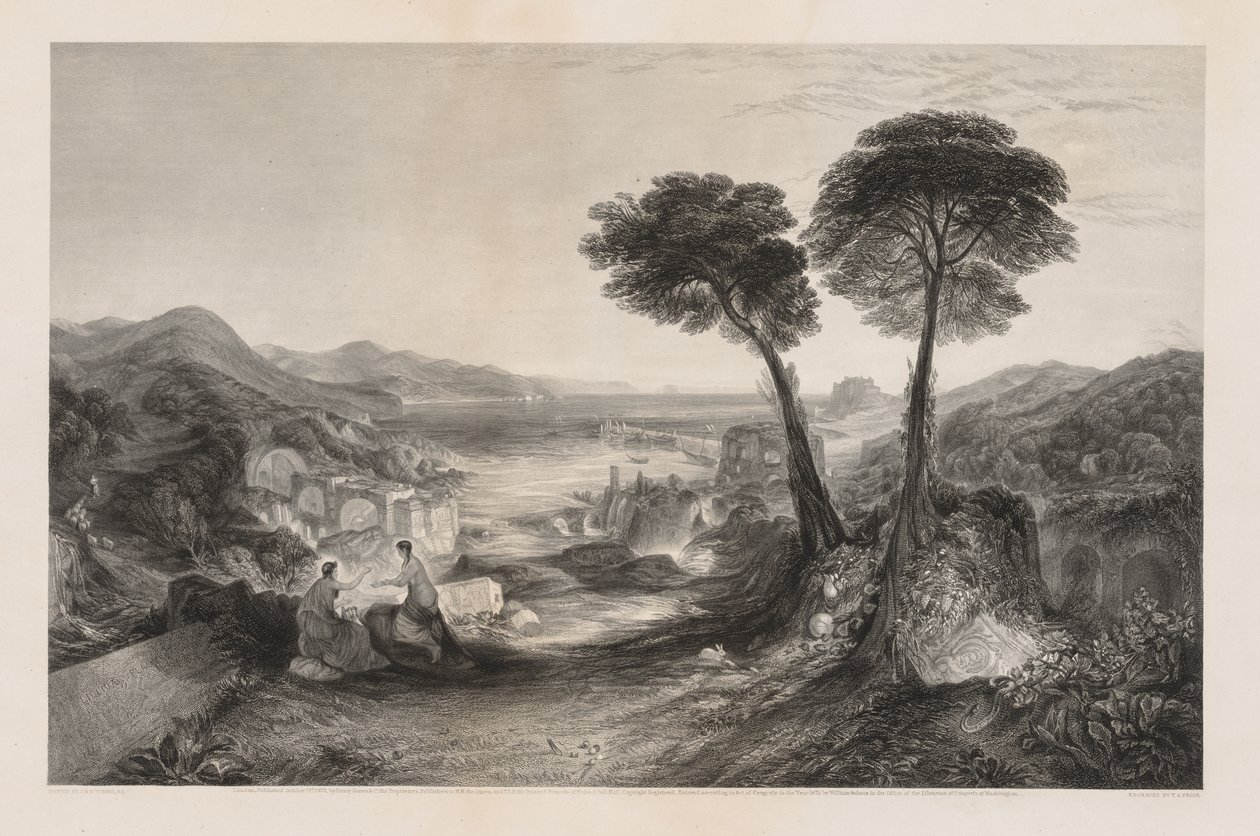 Zátoka Baiae, Apollo a Sibyla od Thomas Abiel Prior