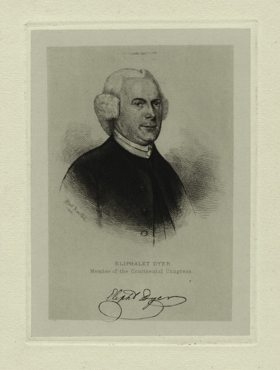 Eliphalet Dyer (lept) od Thomas Addis (after) Emmet