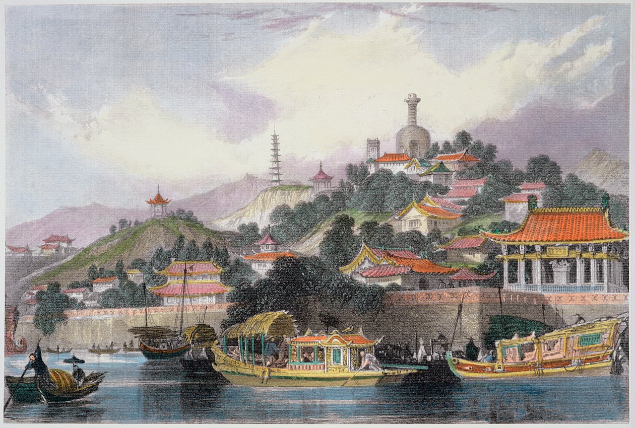 „Zahrada císařského paláce, Peking“, Čína, 1843 od Thomas Allom